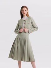 Short Jacket And Long Skirt Two-Piece Set